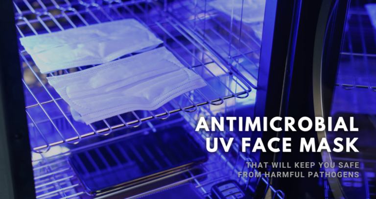  Antimicrobial face mask? Introducing the first-ever UV face mask that will keep you safe from harmful active pathogens