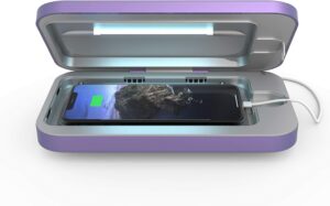 PhoneSoap 3 UV Cell Phone Sanitizer and Dual Universal Cell Phone Charger