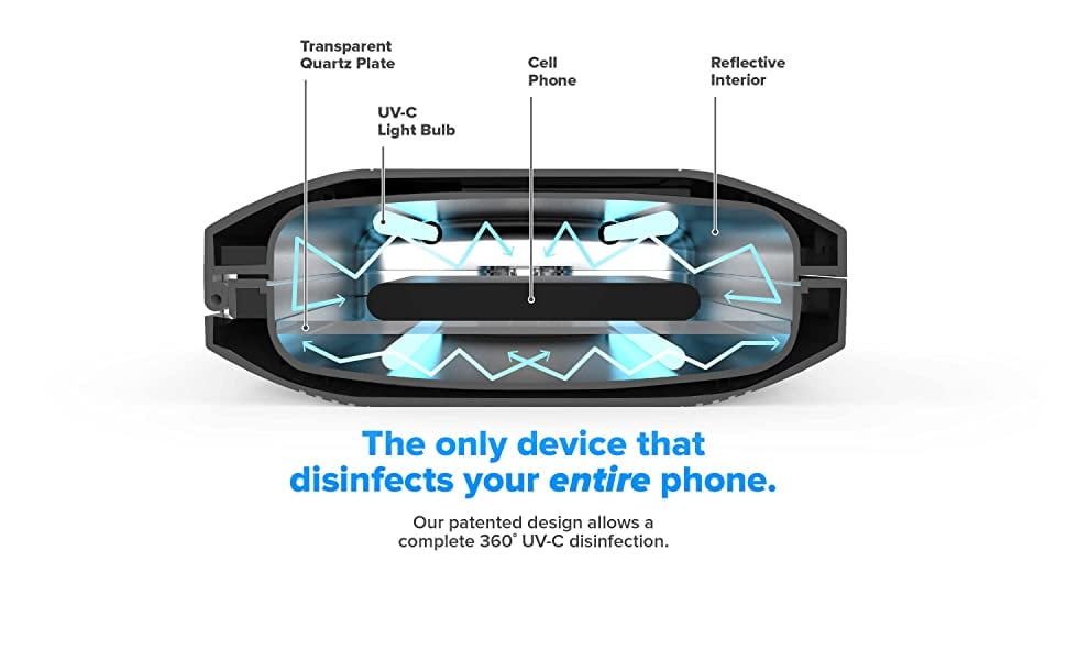 phone disinfecting machine iphone box headphone cleaner